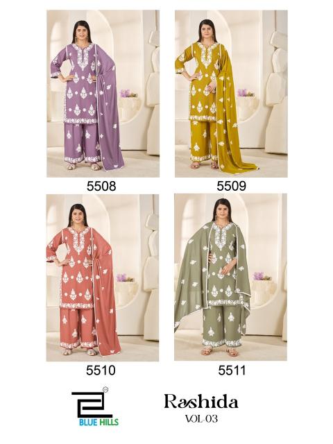 Blue hills rashida vol 3 kurti wholesaller retailer gujrat